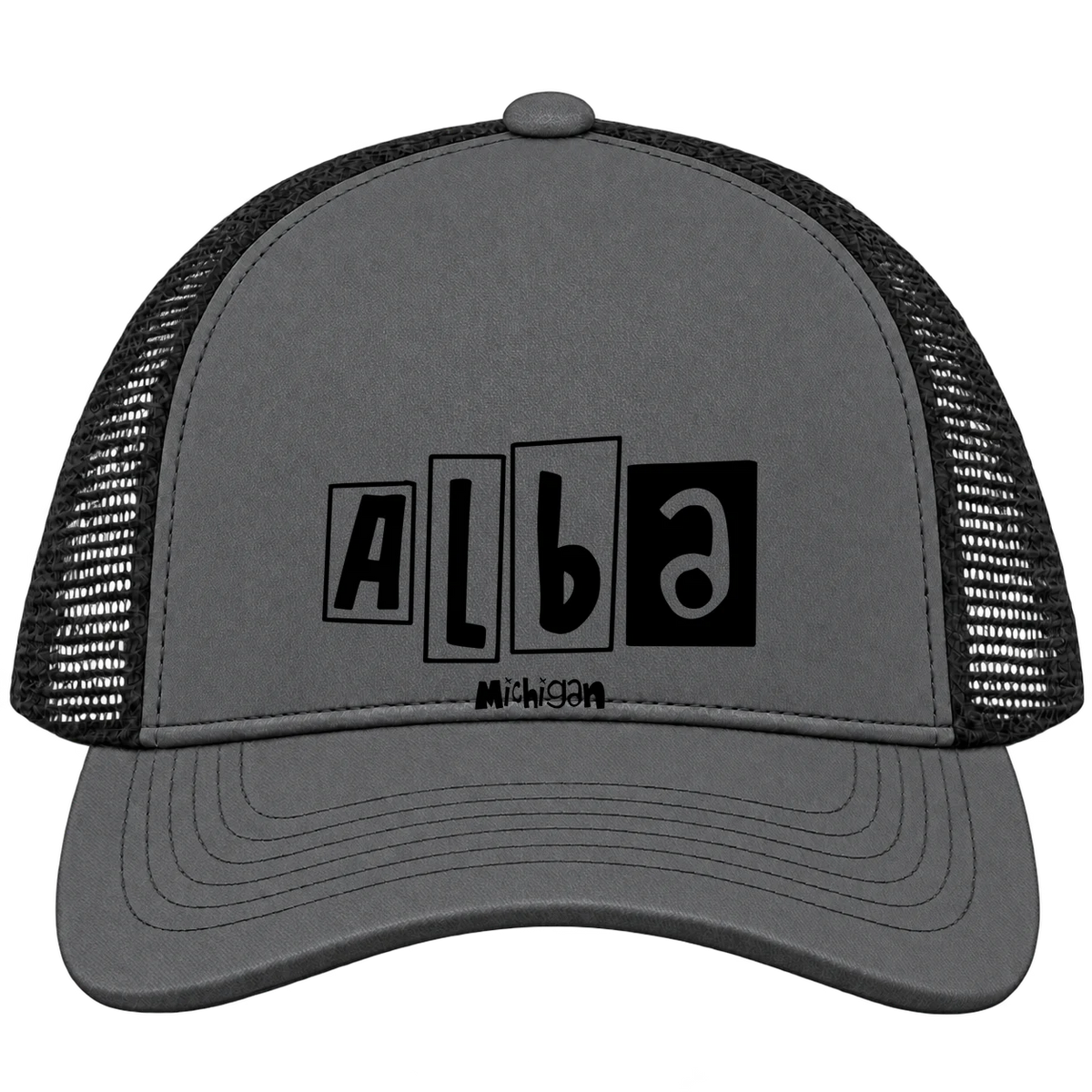 Alba, Michigan Hometown Trucker Cap