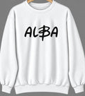 Alba, Missouri Hometown Crewneck — White