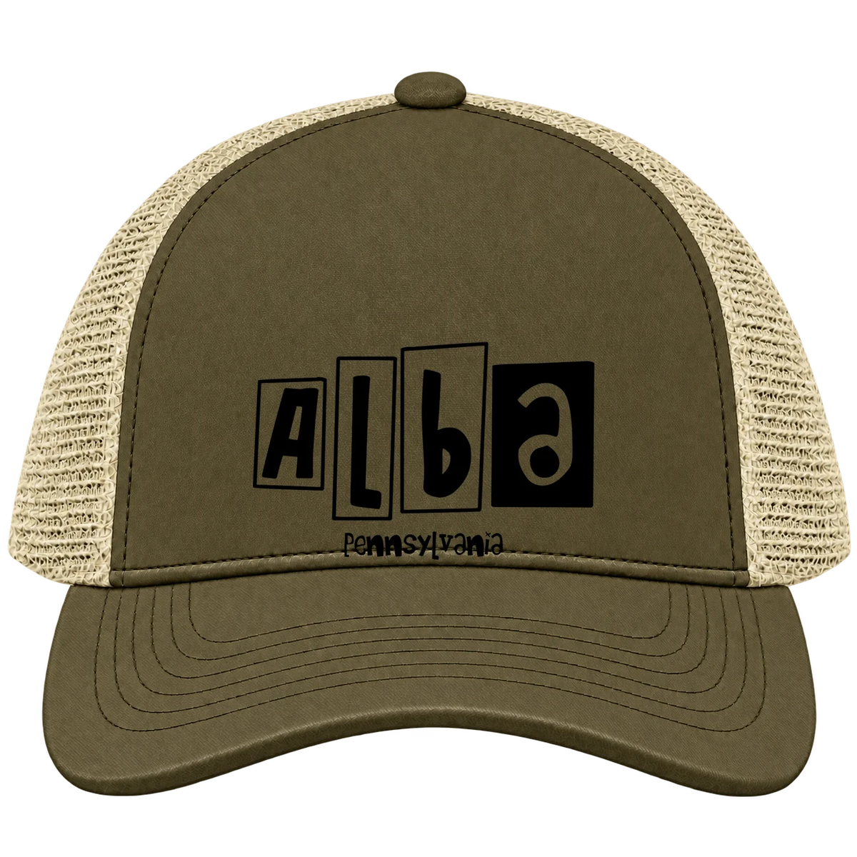 Alba, Pennsylvania Hometown Trucker Cap
