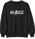 Albee, South Dakota Hometown Crewneck — Black
