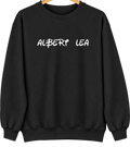 Albert Lea, Minnesota Hometown Crewneck — Black