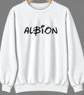 Albion, Nebraska Hometown Crewneck — White