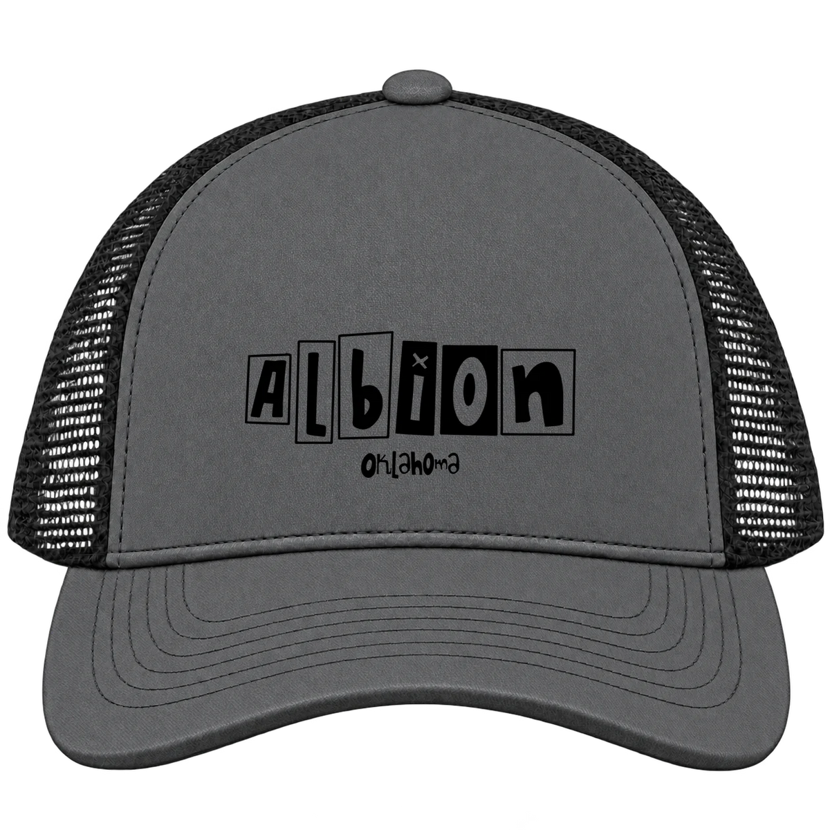 Albion, Oklahoma Hometown Trucker Cap