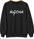 Algona, Washington Hometown Crewneck — Black