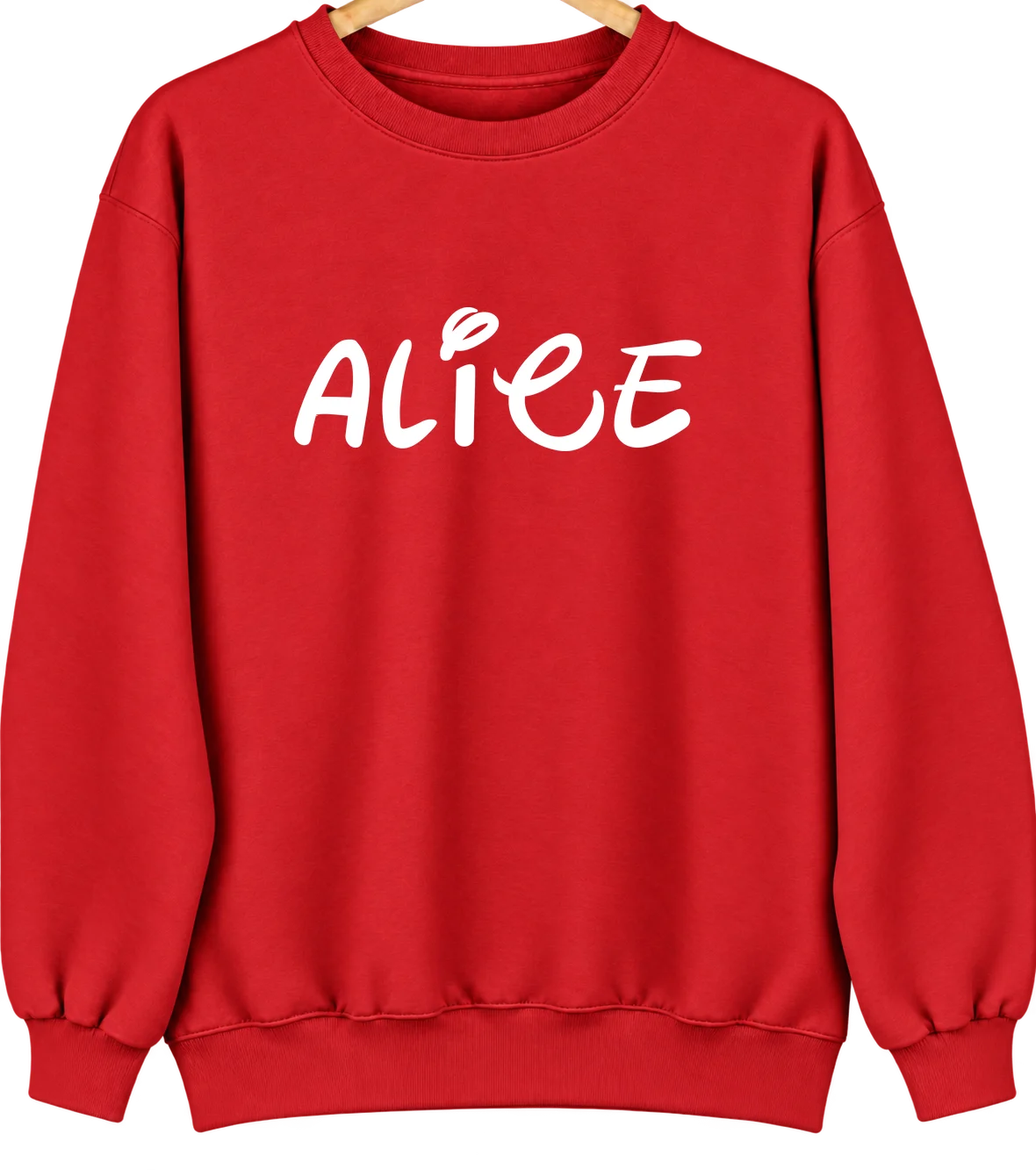 Alice, Texas Hometown Crewneck — Red