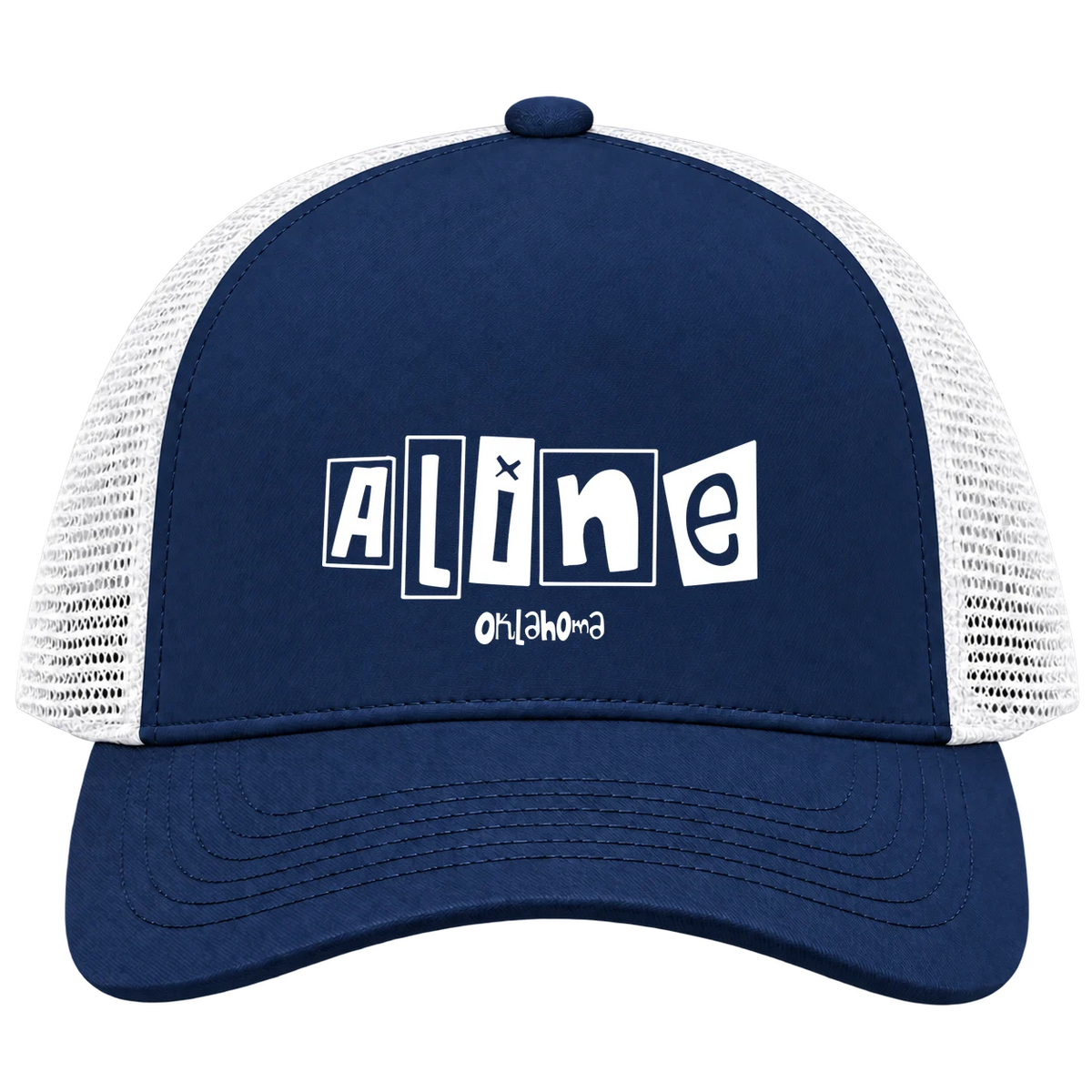 Aline, Oklahoma Hometown Trucker Cap