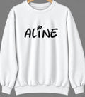 Aline, Oklahoma Hometown Crewneck — White