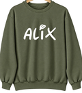 Alix, Arkansas Hometown Crewneck — Military Green
