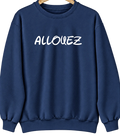 Allouez, Wisconsin Hometown Crewneck — Navy