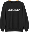 Alloway, New Jersey Hometown Crewneck — Black