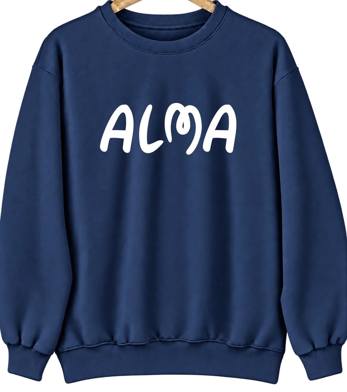 Alma, Georgia Hometown Crewneck — Navy