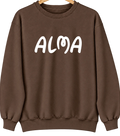 Alma, Kansas Hometown Crewneck — Brown