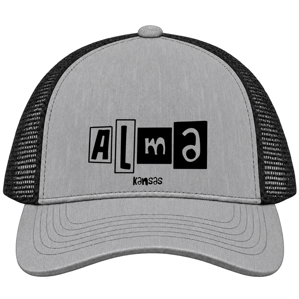 Alma, Kansas Hometown Trucker Cap