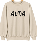 Alma, Wisconsin Hometown Crewneck — Sand