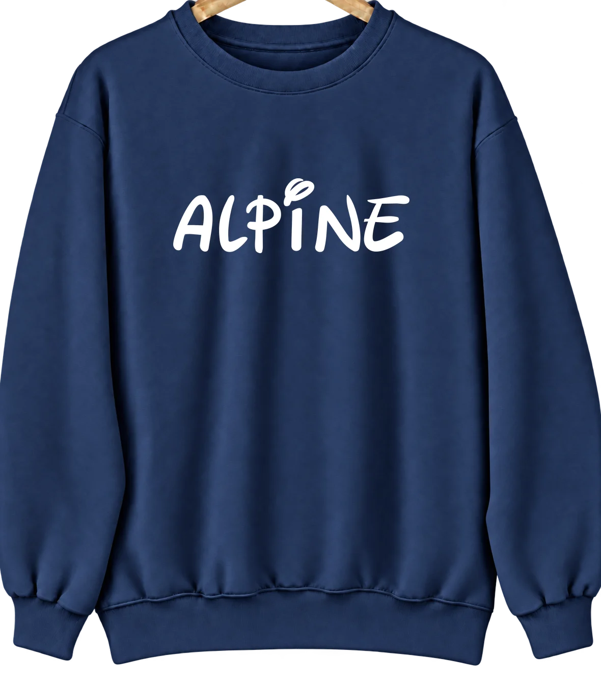 Alpine, Oregon Hometown Crewneck — Navy
