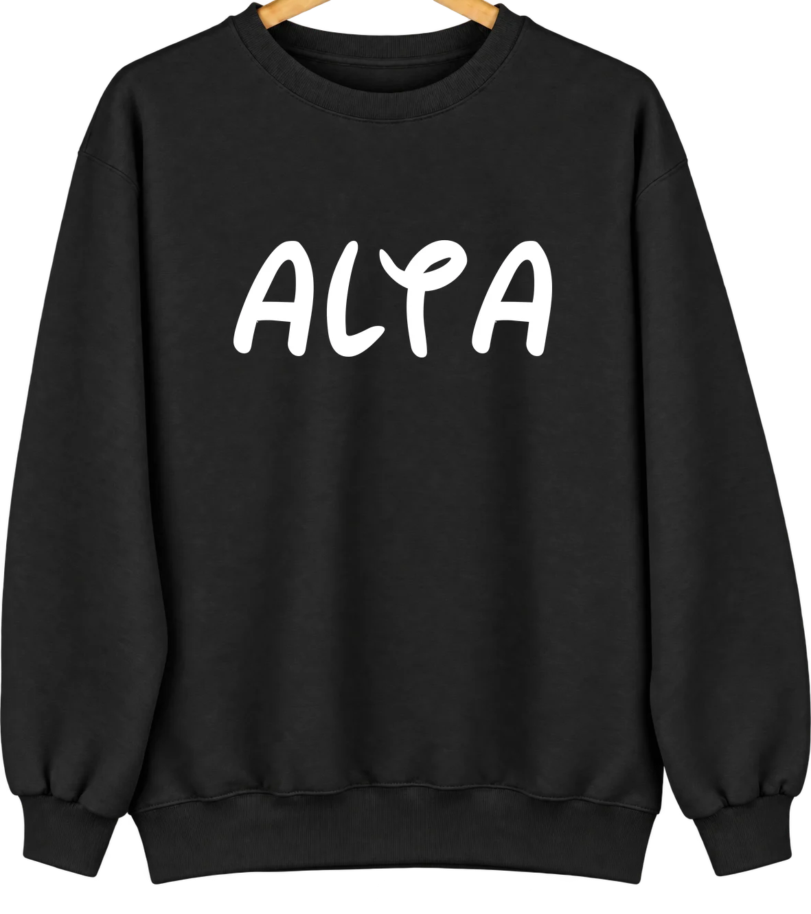 Alta, California Hometown Crewneck — Black