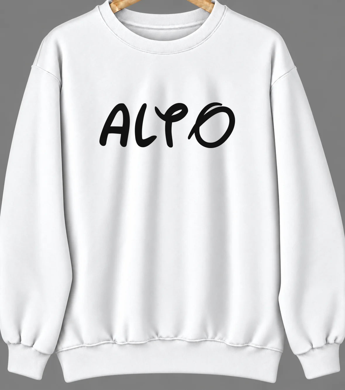 Alto, Texas Hometown Crewneck — White