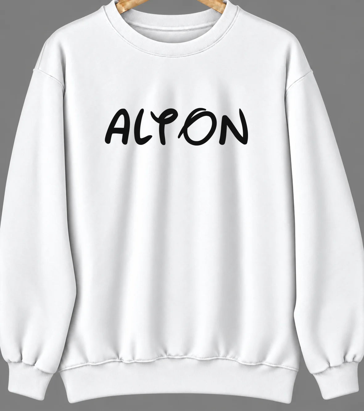 Alton, Texas Hometown Crewneck — White