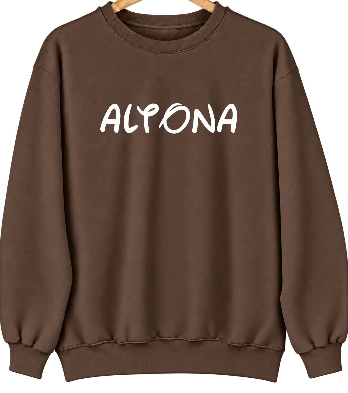 Altona, New York Hometown Crewneck — Brown