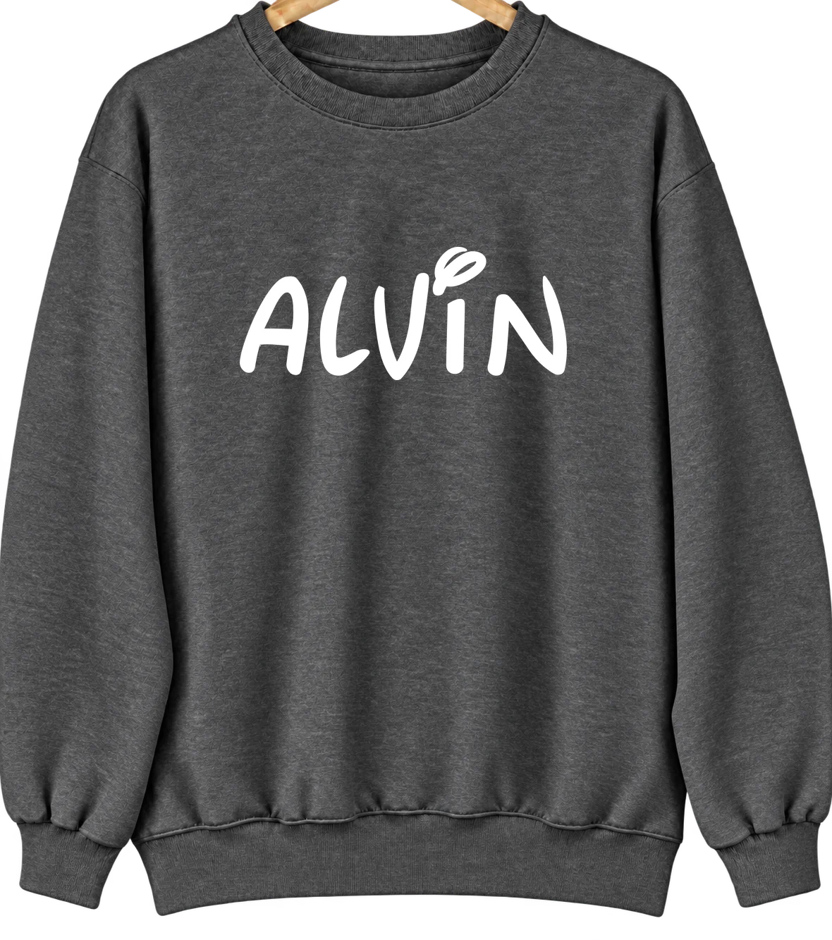 Alvin, Texas Hometown Crewneck — Dark Heather
