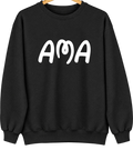 Ama, Louisiana Hometown Crewneck — Black