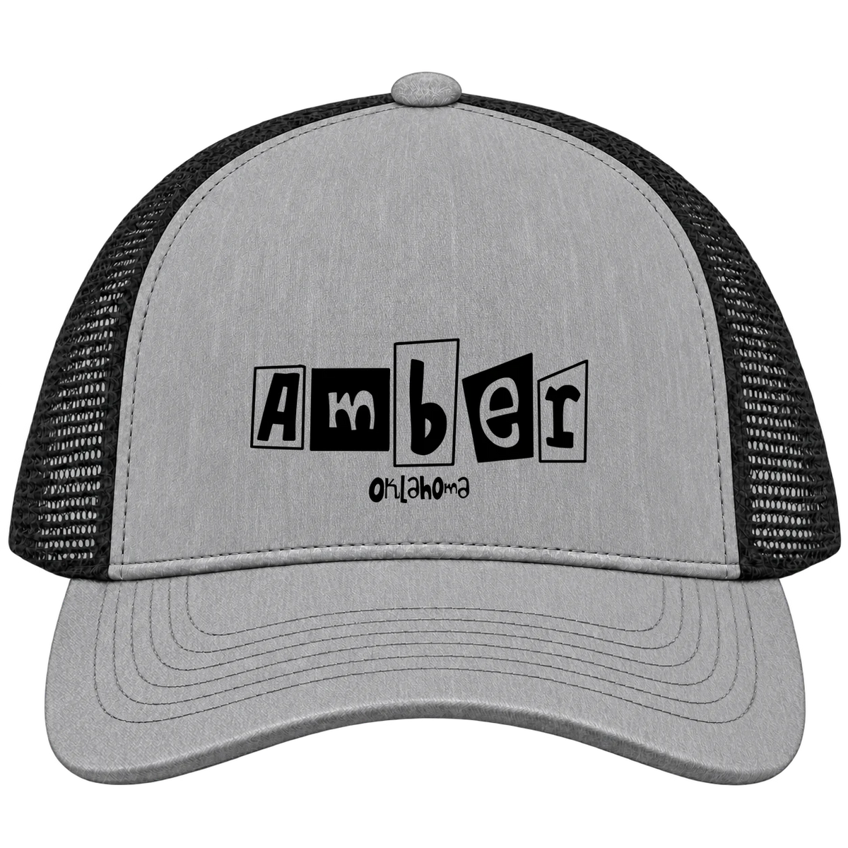 Amber, Oklahoma Hometown Trucker Cap