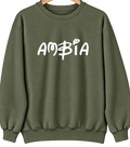 Ambia, Indiana Hometown Crewneck — Military Green