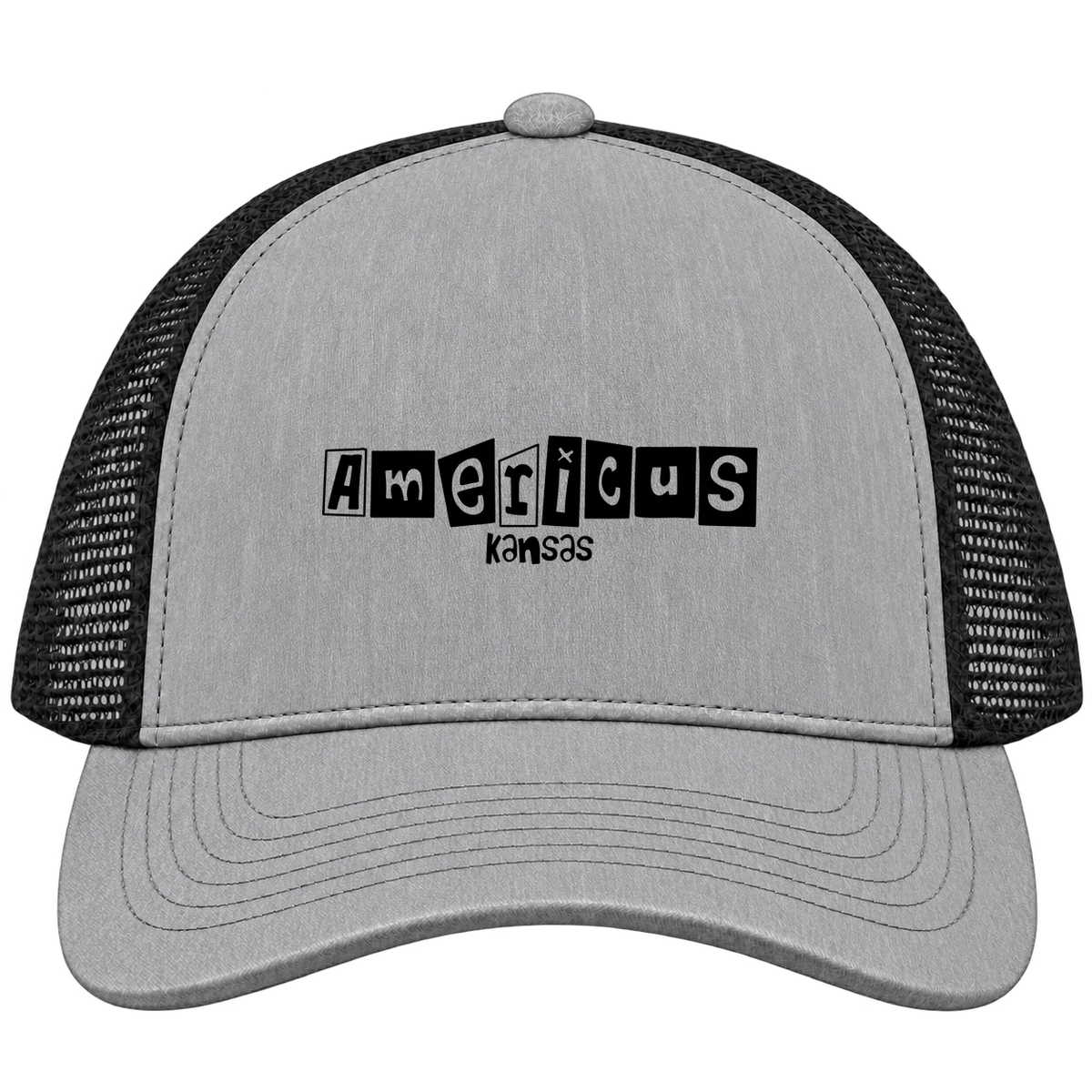 Americus, Kansas Hometown Trucker Cap