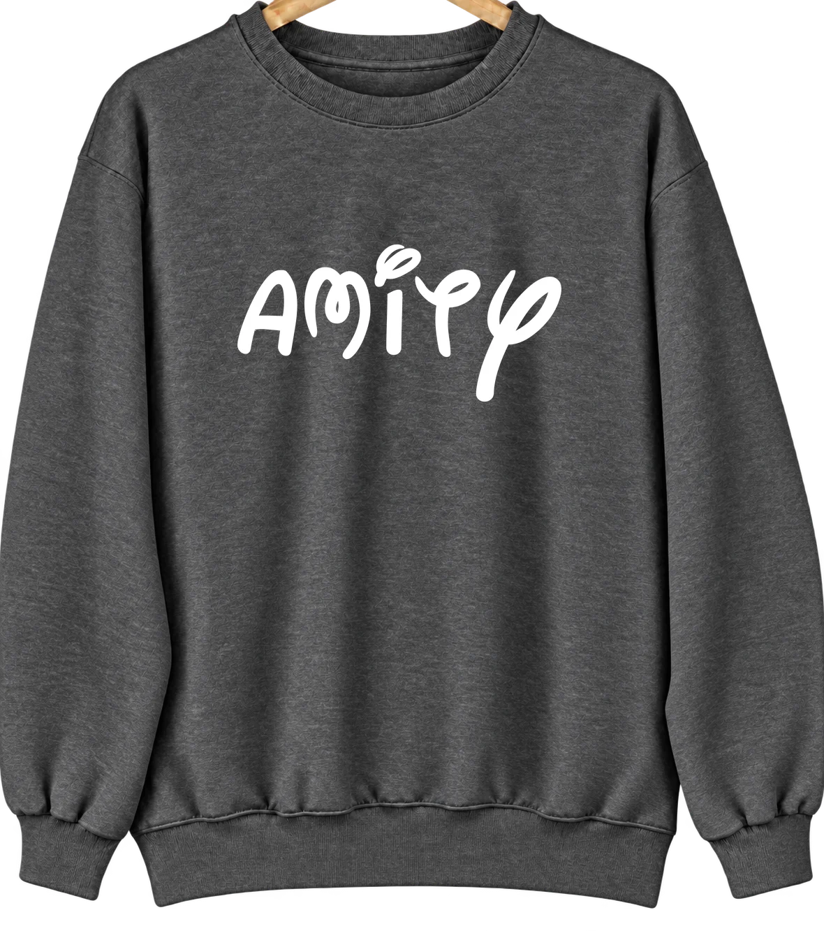 Amity, Arkansas Hometown Crewneck — Dark Heather