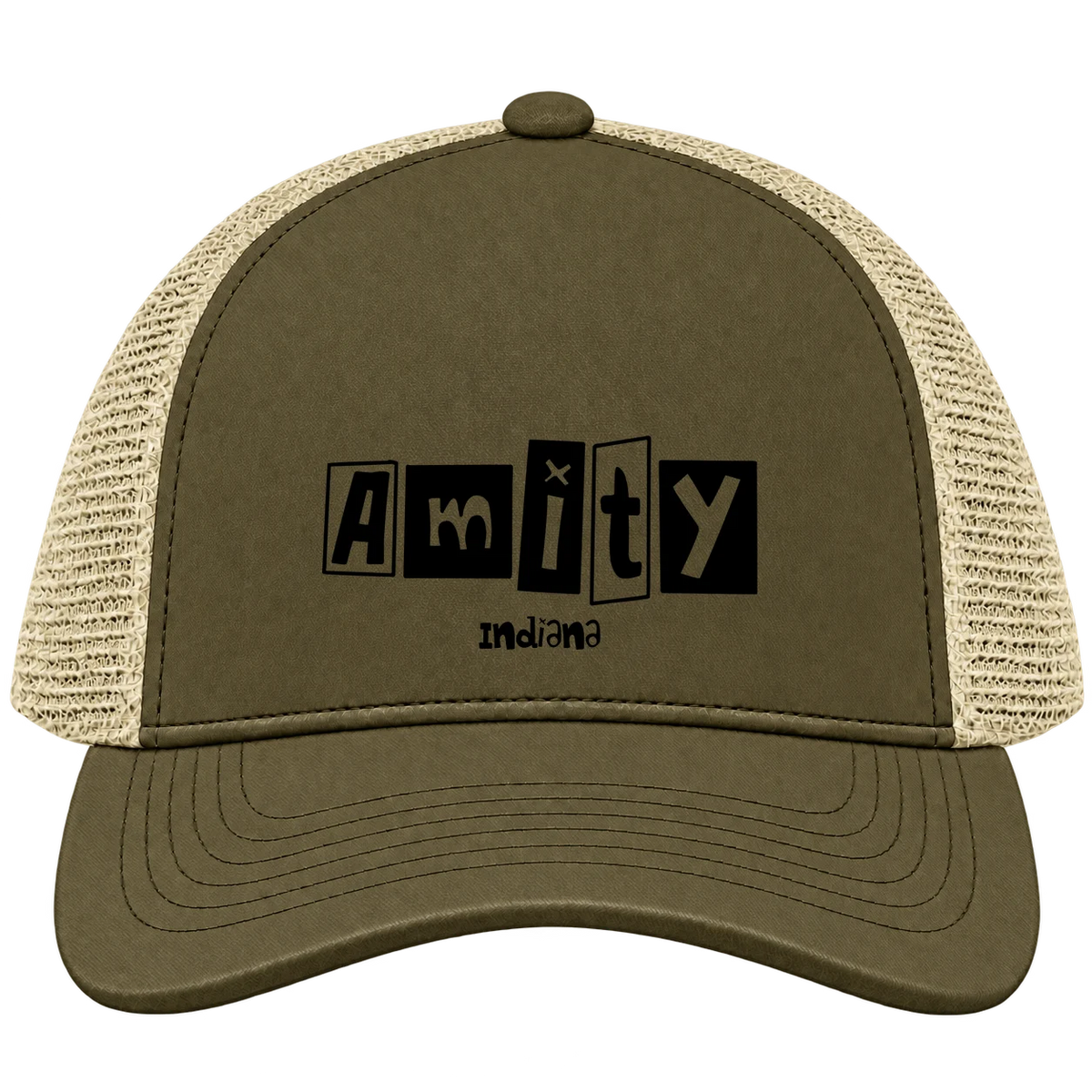 Amity, Indiana Hometown Trucker Cap