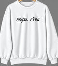 Angel Fire, New Mexico Hometown Crewneck — White