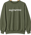 Angostura, South Dakota Hometown Crewneck — Military Green