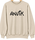 Anvik, Alaska Hometown Crewneck — Sand
