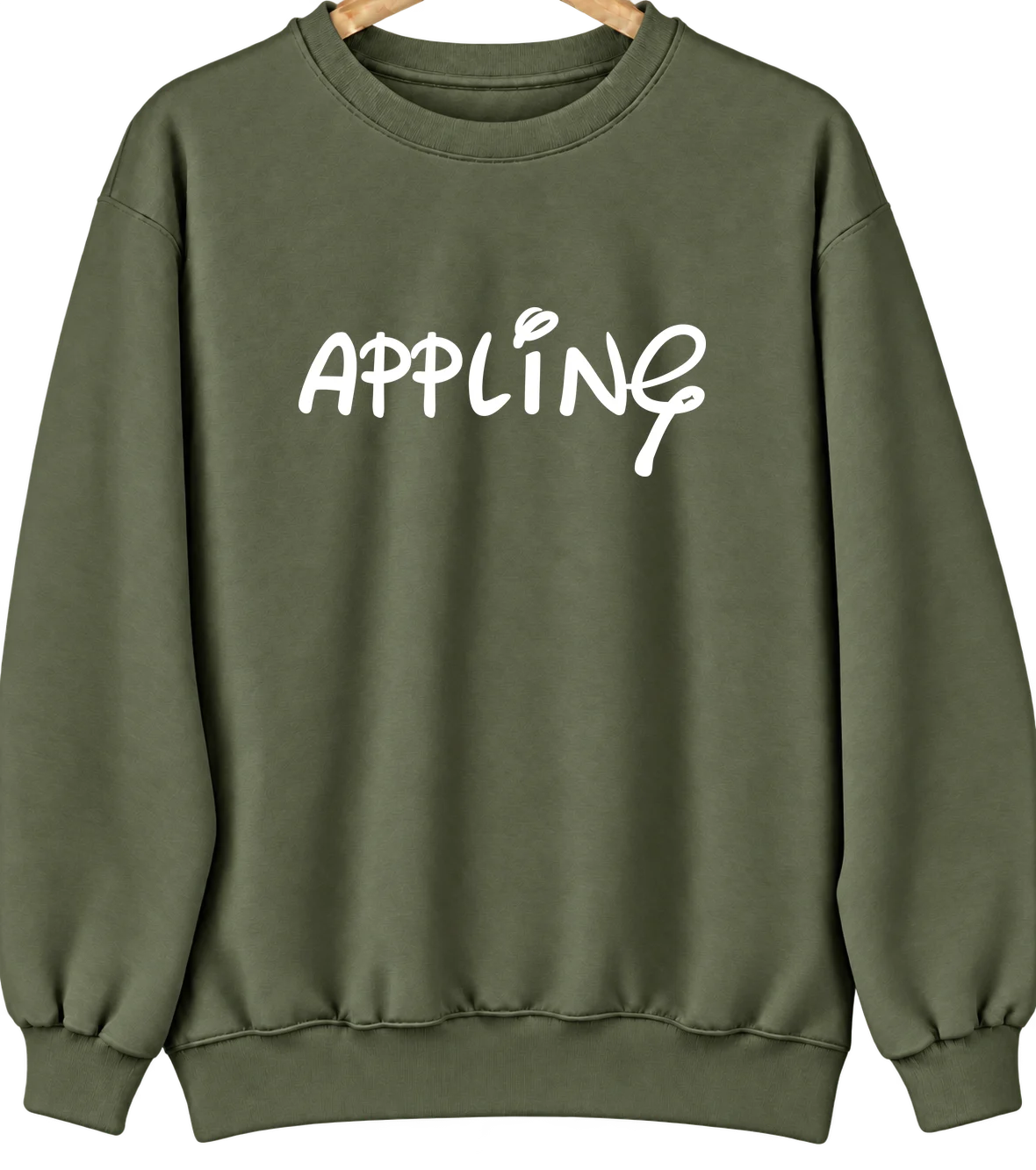 Appling, Georgia Hometown Crewneck — Military Green