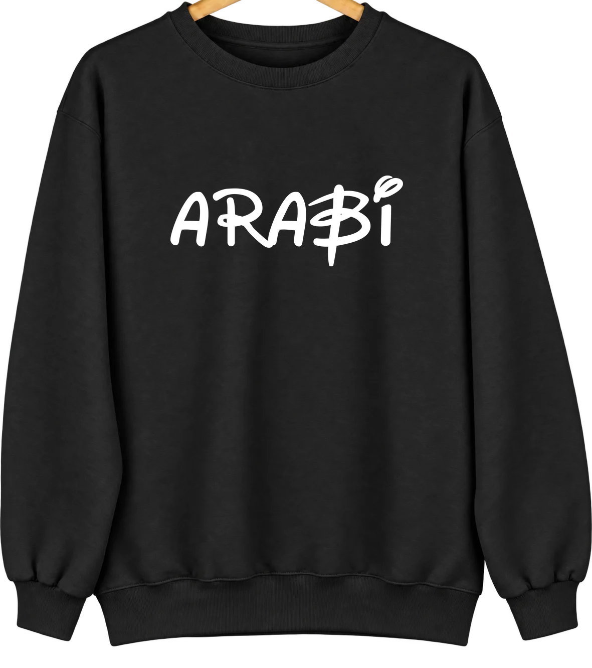 Arabi, Louisiana Hometown Crewneck — Black