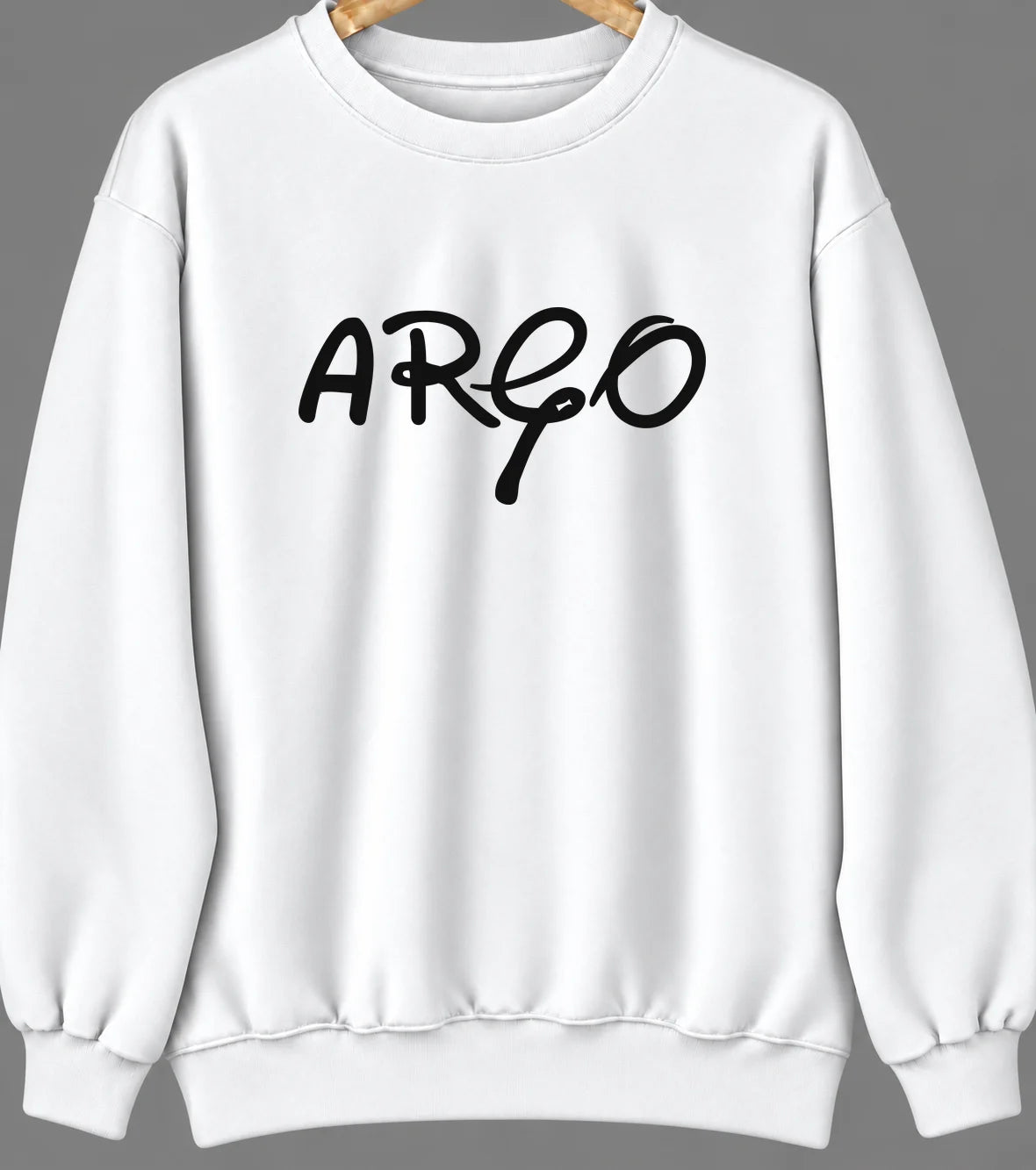 Argo, Alabama Hometown Crewneck — White