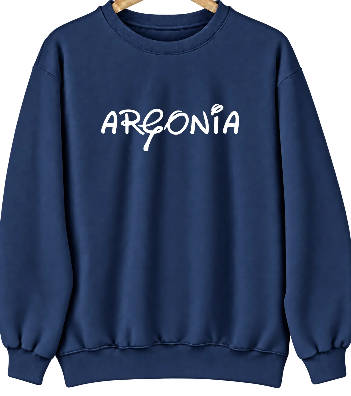 Argonia, Kansas Hometown Crewneck — Navy