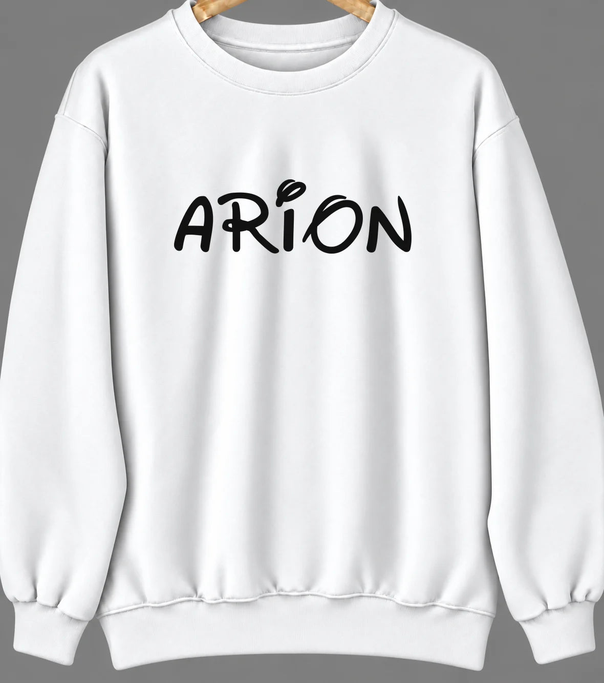 Arion, Iowa Hometown Crewneck — White