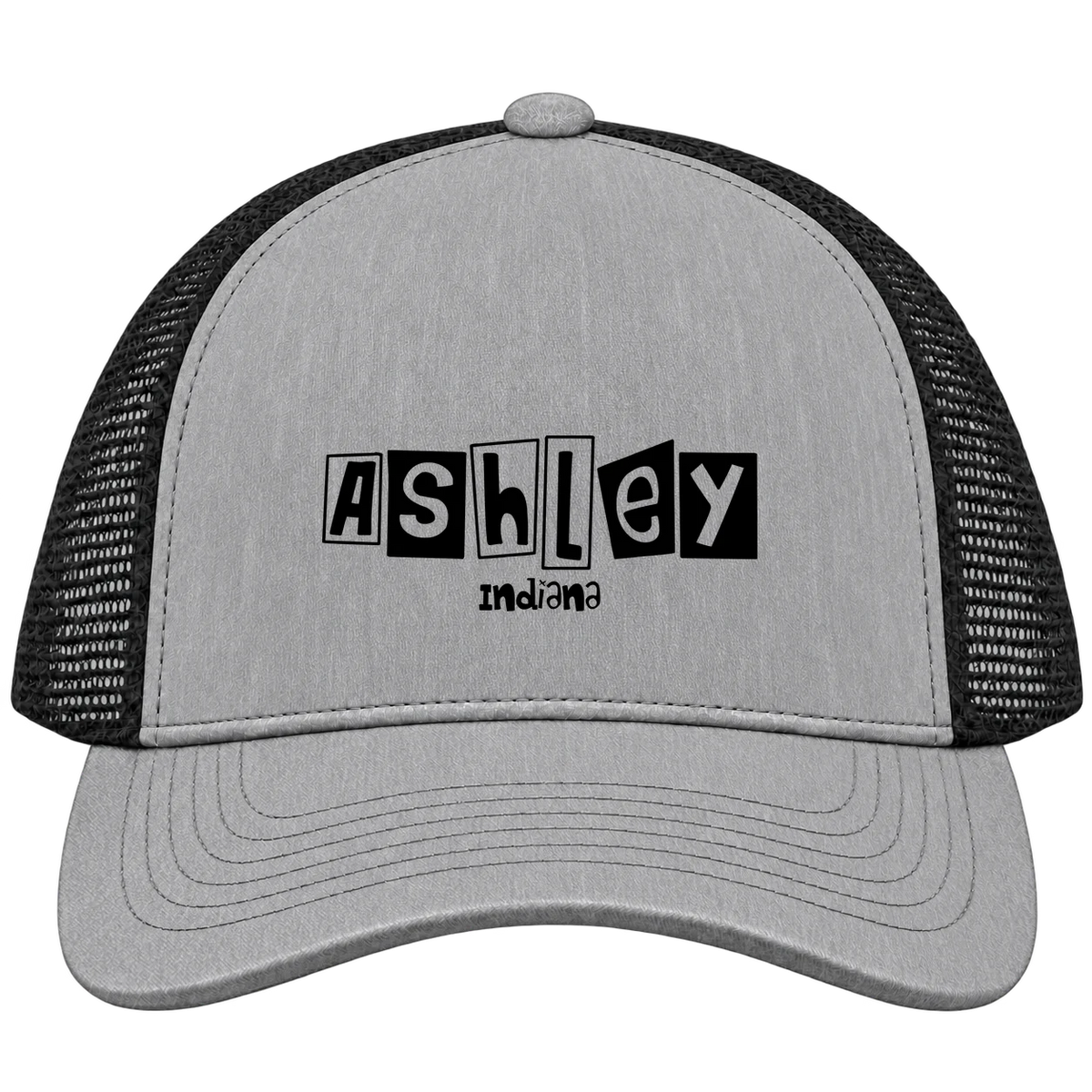 Ashley, Indiana Hometown Trucker Cap