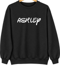 Ashley, Indiana Hometown Crewneck — Black