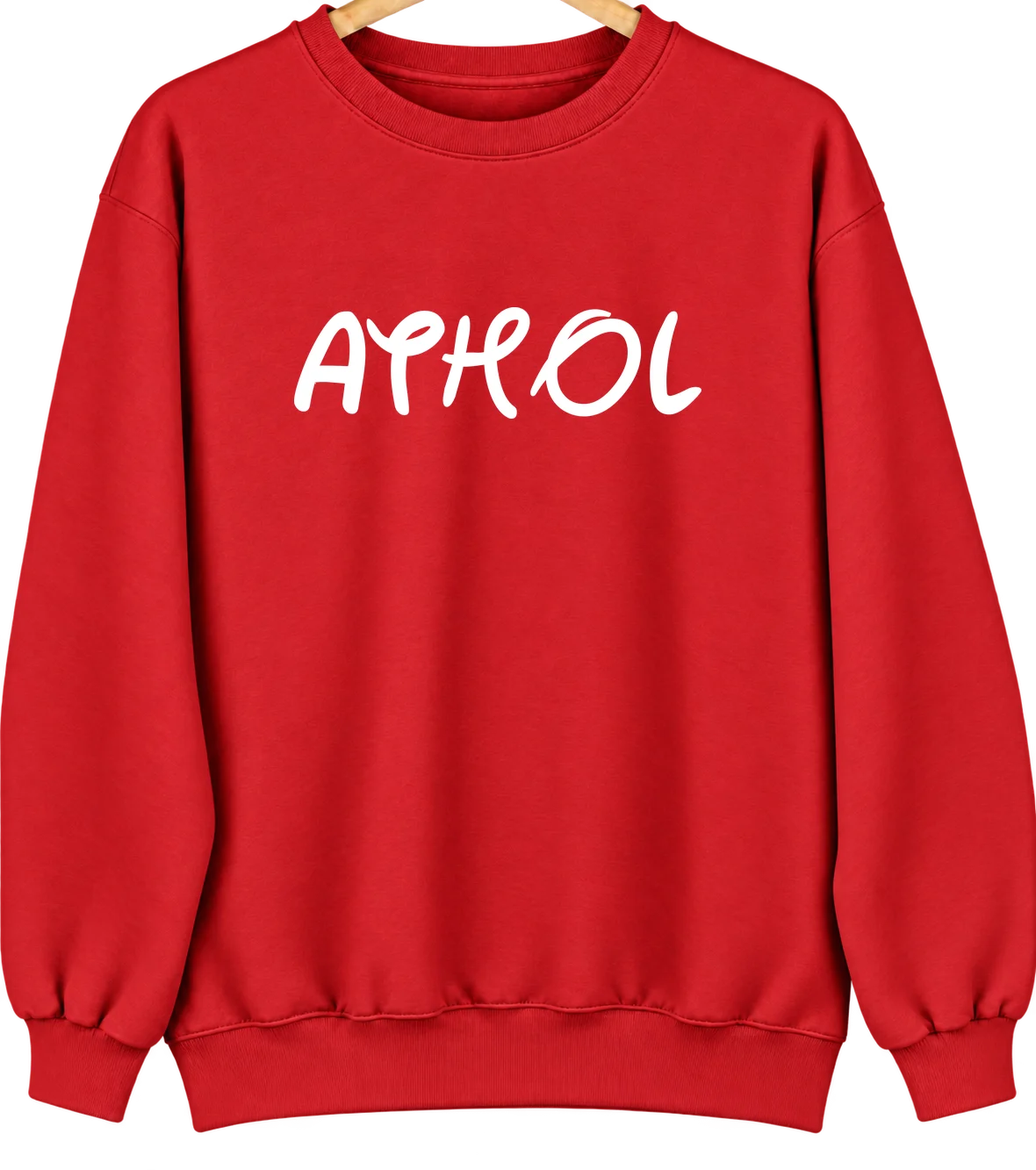 Athol, Idaho Hometown Crewneck — Red