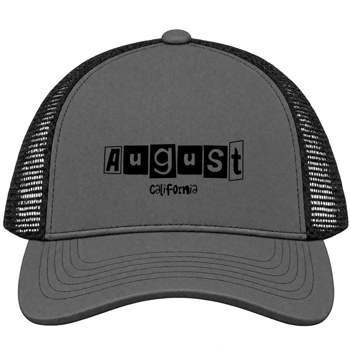 August, California Hometown Trucker Cap