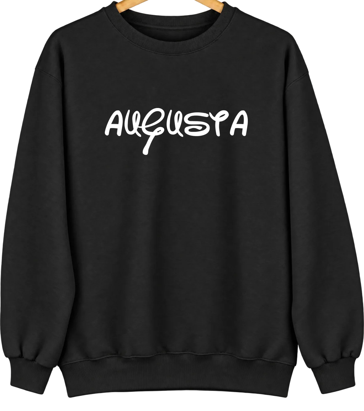 Augusta, Missouri Hometown Crewneck — Black