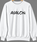 Avalon, Florida Hometown Crewneck — White