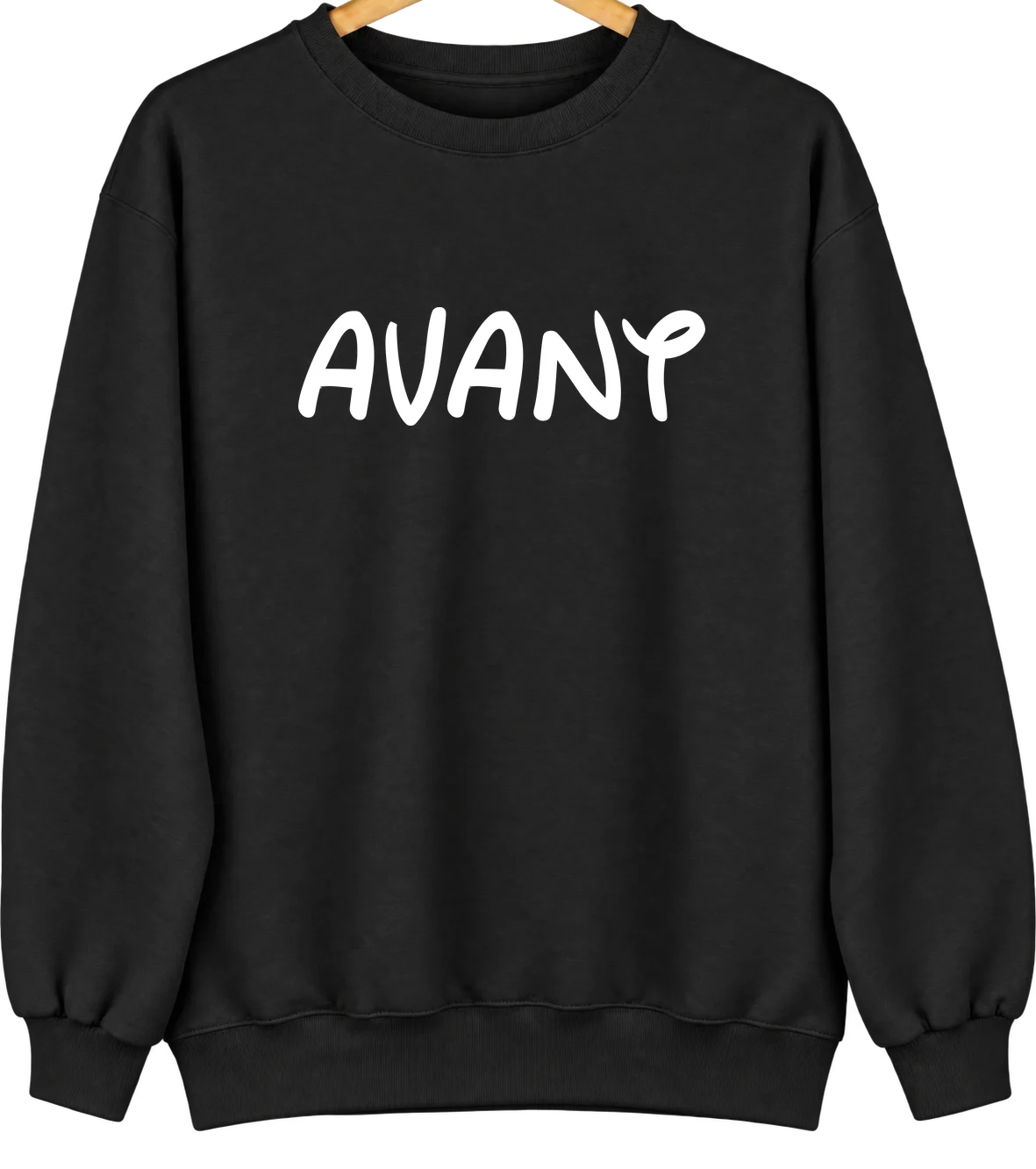 Avant, Oklahoma Hometown Crewneck — Black