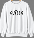 Avilla, Missouri Hometown Crewneck — White