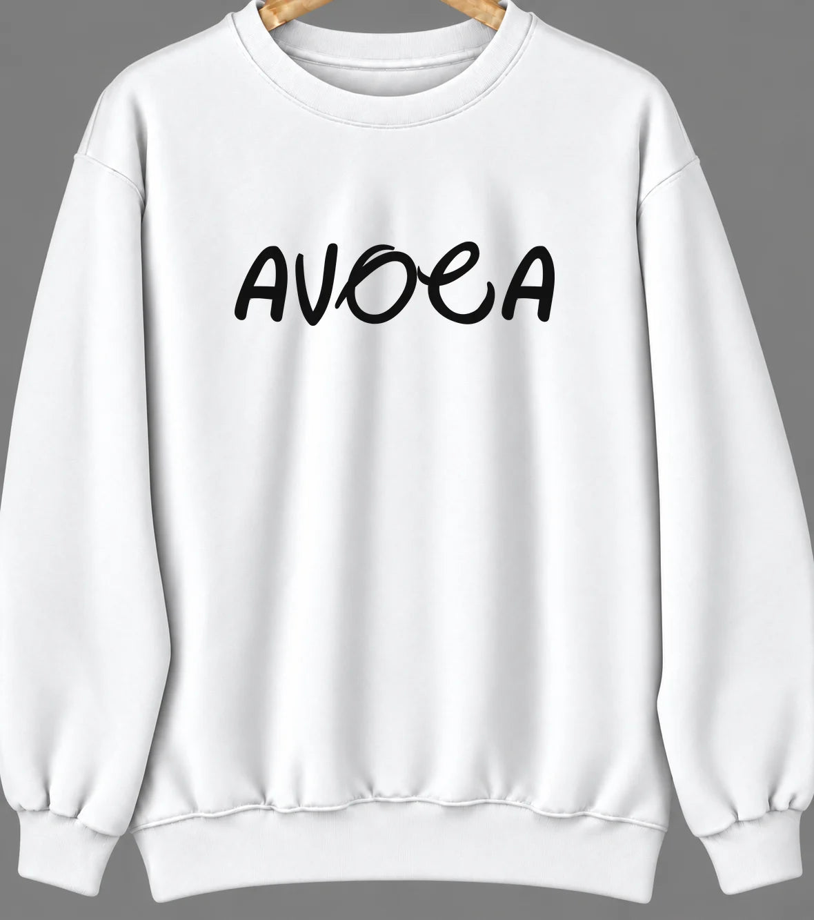 Avoca, Minnesota Hometown Crewneck — White