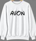 Avon, Alabama Hometown Crewneck — White