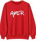 Ayer, Massachusetts Hometown Crewneck — Red