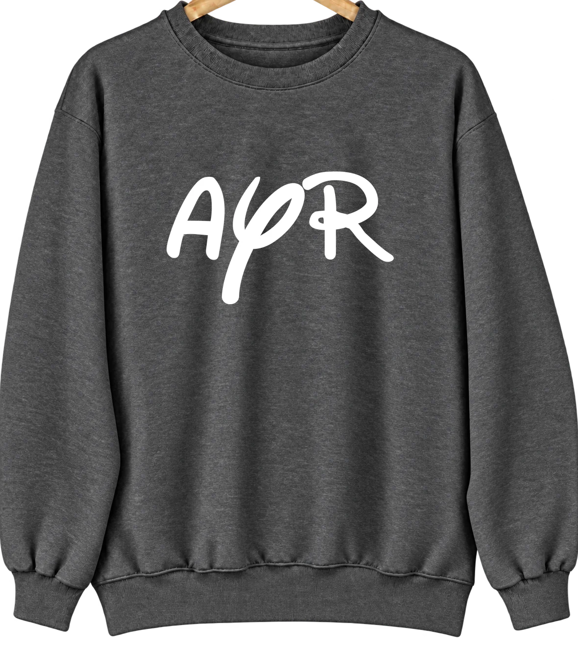 Ayr, North Dakota Hometown Crewneck — Dark Heather